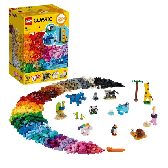 Lego Other - LEGO Classic Set 11011 1500 Pieces Bricks and Animals NEW